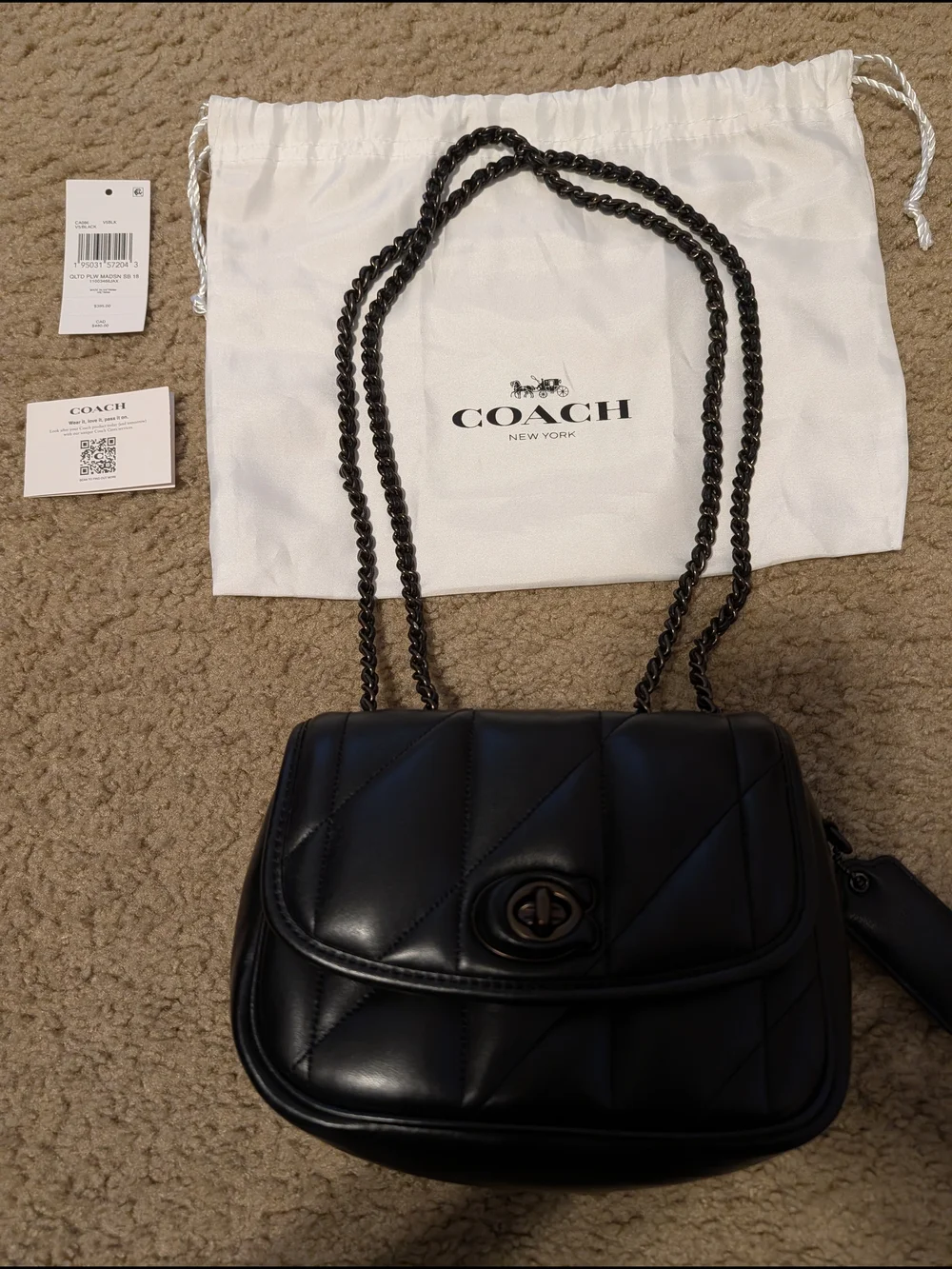 COACH Pillow Madison 18 Black